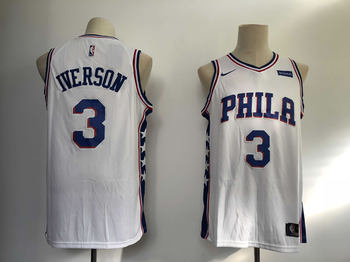 76ers 3 Allen Iverson White Nike Swingman Jersey,We sell and wholesale 76ers 3 Allen Iverson White Nike Swingman Jersey on line form chian!